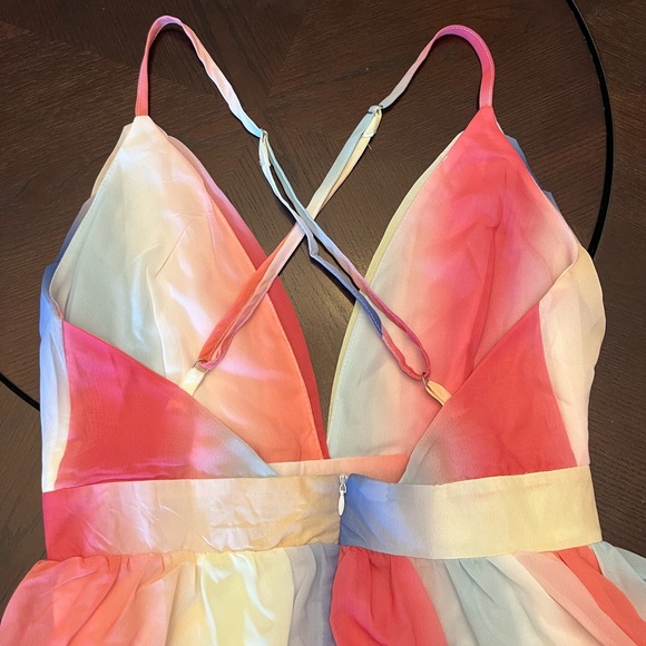 Rainbow tulle maxi dress - Picture 2 of 7